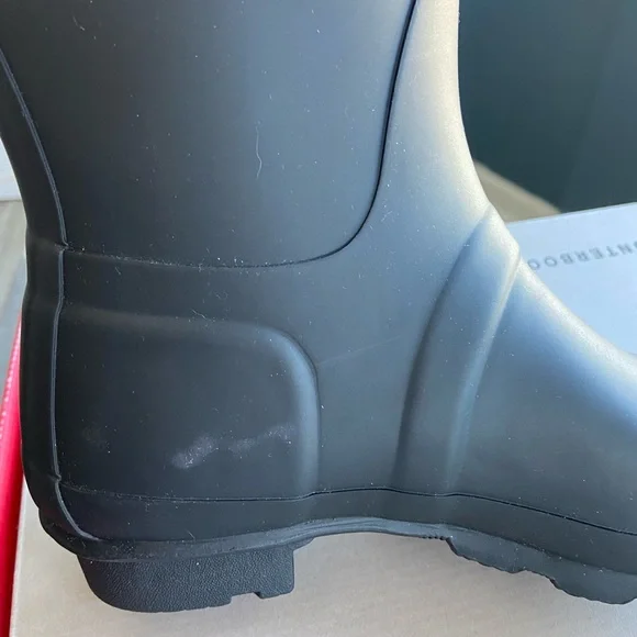 SOLD - NIB Hunter Tall Rain-boots- Black Women’s Size 7 - Picture 9 of 12